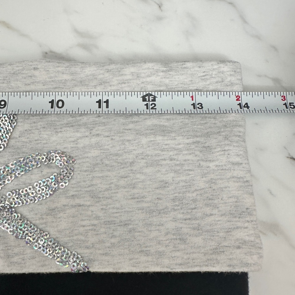 PINK Victorias Secret Y2K Foldover Size Small Skinny Yoga Leggings Bling - Picture 7 of 10